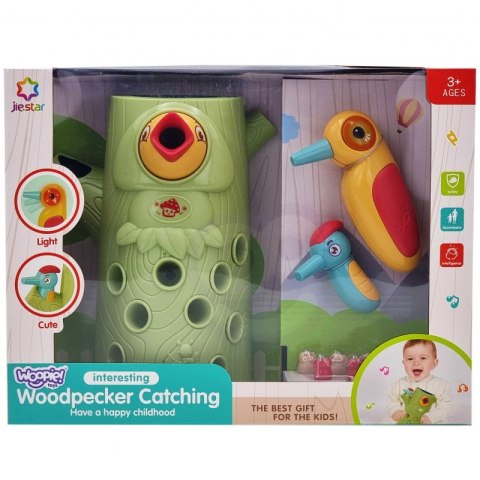 Woopie WOOPIE Gra Zręcznościowa Złap Robaka + 2 Dziecioły Woopie WOOPIE Gra Zręcznościowa Złap Robaka + 2 Dziecioły