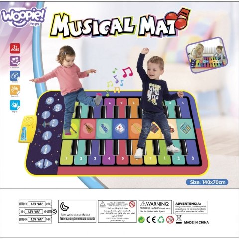 Woopie WOOPIE Interaktywna Mata Muzyczna do Tańczenia XXL Woopie WOOPIE Interaktywna Mata Muzyczna do Tańczenia XXL
