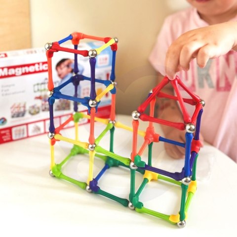 Woopie WOOPIE Klocki Magnetyczne Konstrukcyjne Układanka 110 el._4SZT Woopie WOOPIE Klocki Magnetyczne Konstrukcyjne Układanka 110 el._4SZT