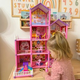 Woopie WOOPIE Mega Willa Domek dla Lalek LOVELY HOUSE 194 el.