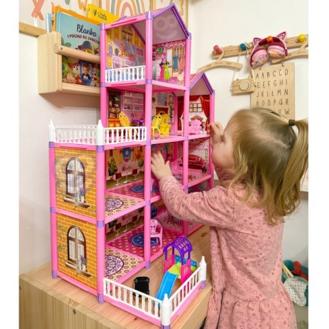 Woopie WOOPIE Mega Willa Domek dla Lalek LOVELY HOUSE 194 el. Woopie WOOPIE Mega Willa Domek dla Lalek LOVELY HOUSE 194 el.