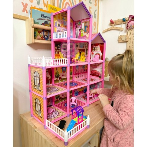 Woopie WOOPIE Mega Willa Domek dla Lalek LOVELY HOUSE 194 el. Woopie WOOPIE Mega Willa Domek dla Lalek LOVELY HOUSE 194 el.