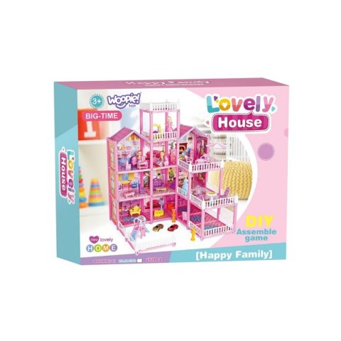 Woopie WOOPIE Mega Willa Domek dla Lalek LOVELY HOUSE 194 el. Woopie WOOPIE Mega Willa Domek dla Lalek LOVELY HOUSE 194 el.
