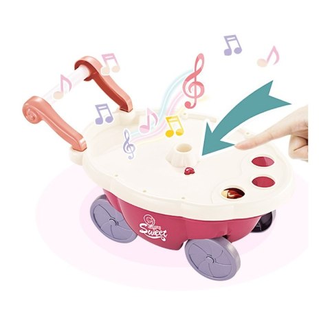 Woopie WOOPIE Sklep Food Truck Cukiernia Wózek Stoisko z Lodami Słodyczami Dźwięk Światło + 36 Akc Woopie WOOPIE Sklep Food Truck Cukiernia Wózek Stoisko z Lodami Słodyczami Dźwięk Światło + 36 Akc