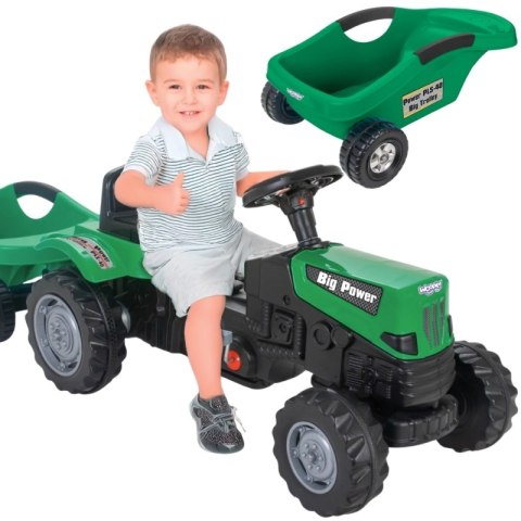 Woopie WOOPIE Traktor na Pedały Big PowerTrac z Przyczepą XXL Woopie WOOPIE Traktor na Pedały Big PowerTrac z Przyczepą XXL