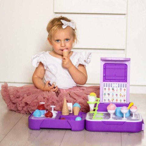 Woopie WOOPIE Walizka z Lodami 3w1 Kuchnia Sklepik Lodziarnia Przenośna 62 el. Woopie WOOPIE Walizka z Lodami 3w1 Kuchnia Sklepik Lodziarnia Przenośna 62 el.