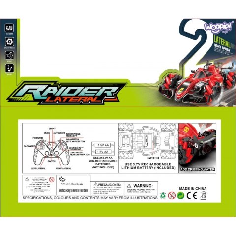Woopie WOOPIE Zdalnie Sterowane Auto Kaskaderskie RAIDER - Efekt Dymu Woopie WOOPIE Zdalnie Sterowane Auto Kaskaderskie RAIDER - Efekt Dymu