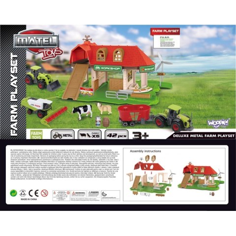 Woopie WOOPIE Zestaw Farma Zagroda Traktory + Figurki 42 el. Woopie WOOPIE Zestaw Farma Zagroda Traktory + Figurki 42 el.