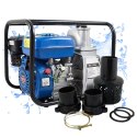 Bituxx Motopompa 60000l/h 6.5km benzyna 168f-1 do wody czystej i brudnej