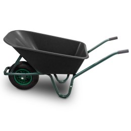 Bituxx Taczka ogrodowa 100l 250kg pvc koło pneumatyczne stalowa lekka wytrzymała