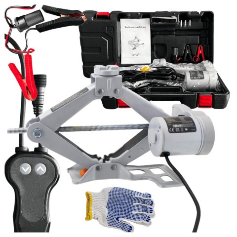 E-hurtownia Elektryczny podnośnik samochodowy 2T 12V z pilotem wys. 12-35cm lekki 4.3kg E-hurtownia Elektryczny podnośnik samochodowy 2T 12V z pilotem wys. 12-35cm lekki 4.3kg