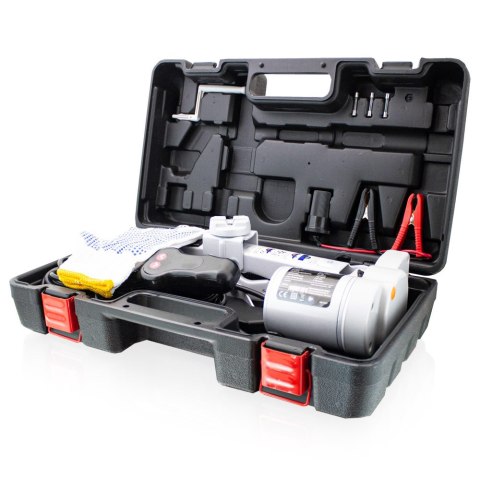 E-hurtownia Elektryczny podnośnik samochodowy 2T 12V z pilotem wys. 12-35cm lekki 4.3kg E-hurtownia Elektryczny podnośnik samochodowy 2T 12V z pilotem wys. 12-35cm lekki 4.3kg
