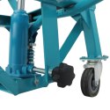 E-hurtownia Podnośnik Hydrauliczny Nożycowy Motocyklowy Mobilny Gumowa Platforma 135kg