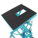 E-hurtownia Podnośnik Hydrauliczny Nożycowy Motocyklowy Mobilny Gumowa Platforma 135kg