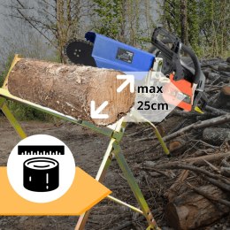 E-hurtownia Stojak do cięcia drewna Koziołek do drewna z uchwytem na piłę 45cm 120kg
