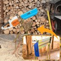 E-hurtownia Stojak do cięcia drewna Koziołek do drewna z uchwytem na piłę 45cm 120kg