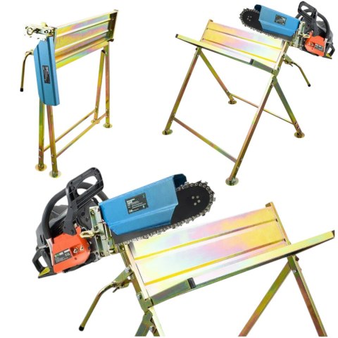 E-hurtownia Stojak do cięcia drewna Koziołek do drewna z uchwytem na piłę 45cm 120kg E-hurtownia Stojak do cięcia drewna Koziołek do drewna z uchwytem na piłę 45cm 120kg