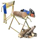 E-hurtownia Stojak do cięcia drewna Koziołek do drewna z uchwytem na piłę 45cm 120kg