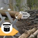 E-hurtownia Stojak na Drewno do Cięcia Ocynkowany Wytrzymały 150kg