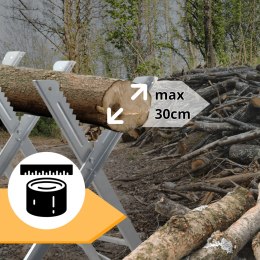 E-hurtownia Stojak na Drewno do Cięcia Ocynkowany Wytrzymały 150kg