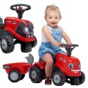 FALK FALK Jeździk Traktorek Baby Case IH Ride-On Czerwony z Przyczepką + akc. od 12 miesięcy