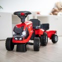 FALK FALK Jeździk Traktorek Baby Case IH Ride-On Czerwony z Przyczepką + akc. od 12 miesięcy