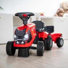 FALK FALK Jeździk Traktorek Baby Case IH Ride-On Czerwony z Przyczepką + akc. od 12 miesięcy