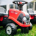 FALK FALK Jeździk Traktorek Baby Case IH Ride-On Czerwony z Przyczepką + akc. od 12 miesięcy