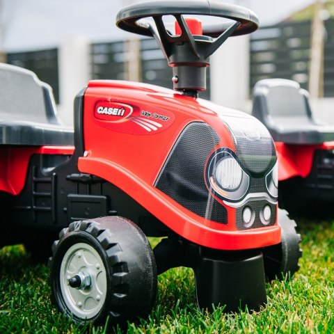 FALK FALK Jeździk Traktorek Baby Case IH Ride-On Czerwony z Przyczepką + akc. od 12 miesięcy FALK FALK Jeździk Traktorek Baby Case IH Ride-On Czerwony z Przyczepką + akc. od 12 miesięcy