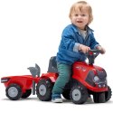 FALK FALK Jeździk Traktorek Baby Case IH Ride-On Czerwony z Przyczepką + akc. od 12 miesięcy