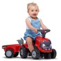 FALK FALK Jeździk Traktorek Baby Case IH Ride-On Czerwony z Przyczepką + akc. od 12 miesięcy