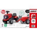 FALK FALK Jeździk Traktorek Baby Case IH Ride-On Czerwony z Przyczepką + akc. od 12 miesięcy