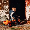 FALK FALK Traktorek Kubota Pomarańczowy z Przyczepką + akc. od 1 roku