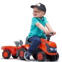 FALK FALK Traktorek Kubota Pomarańczowy z Przyczepką + akc. od 1 roku