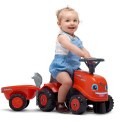 FALK FALK Traktorek Kubota Pomarańczowy z Przyczepką + akc. od 1 roku