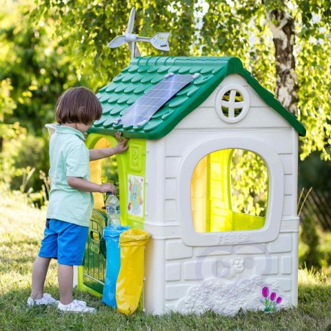 Feber FEBER Domek ogrodowy Eco Karmnik Segregacja Odpadów Imitacja Panelu Słonecznego Feber FEBER Domek ogrodowy Eco Karmnik Segregacja Odpadów Imitacja Panelu Słonecznego