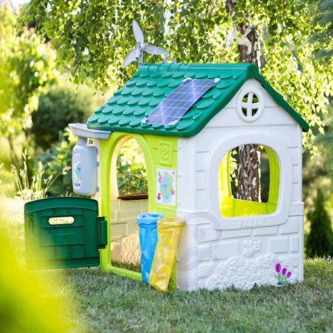 Feber FEBER Domek ogrodowy Eco Karmnik Segregacja Odpadów Imitacja Panelu Słonecznego Feber FEBER Domek ogrodowy Eco Karmnik Segregacja Odpadów Imitacja Panelu Słonecznego