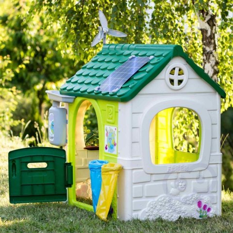Feber FEBER Domek ogrodowy Eco Karmnik Segregacja Odpadów Imitacja Panelu Słonecznego Feber FEBER Domek ogrodowy Eco Karmnik Segregacja Odpadów Imitacja Panelu Słonecznego