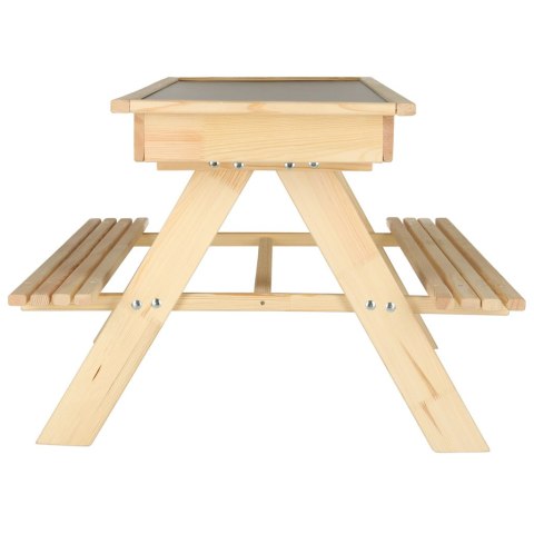Ławka ogrodowa stolik dla dzieci drewniany piaskownica tablica 92 x 78 x 52 cm "3Toysm" Dzięgielewski Tomasz Ławka ogrodowa stolik dla dzieci drewniany piaskownica tablica 92 x 78 x 52 cm "3Toysm" Dzięgielewski Tomasz