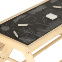 Ławka ogrodowa stolik dla dzieci drewniany piaskownica tablica 92 x 78 x 52 cm "3Toysm" Dzięgielewski Tomasz