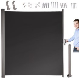 Markiza boczna tarasowa LUARO parawan zwijana 160 x 300 cm Kik Sp. z o. o. Sp. k.