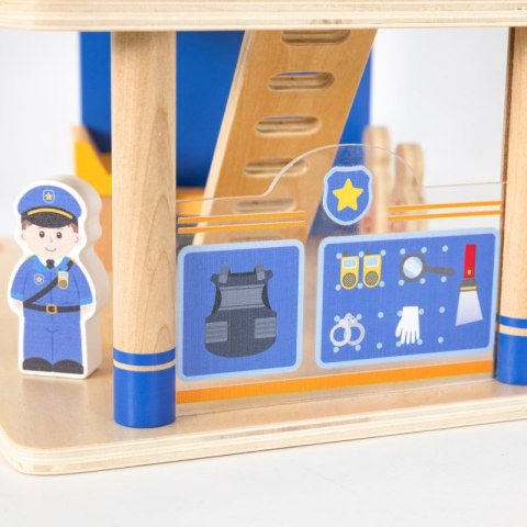 Masterkidz VIGA Drewniany Komisariat Policji Radiowóz 3 poziomy 14 el Masterkidz VIGA Drewniany Komisariat Policji Radiowóz 3 poziomy 14 el