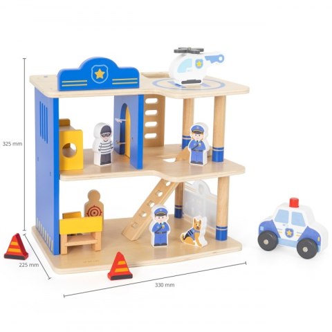 Masterkidz VIGA Drewniany Komisariat Policji Radiowóz 3 poziomy 14 el Masterkidz VIGA Drewniany Komisariat Policji Radiowóz 3 poziomy 14 el