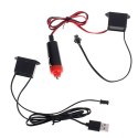 Oświetlenie ambientowe LED do samochodu / auta USB / 12V taśma 5m biała Kik Sp. z o. o. Sp. k.