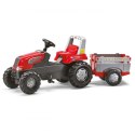 Rolly Toys Rolly Toys RollyJunior RT - Traktor na pedały z przyczepą Junior 3-8 lat do 50kg
