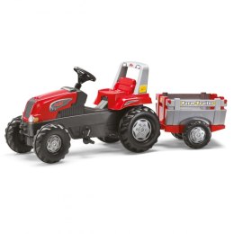 Rolly Toys Rolly Toys RollyJunior RT - Traktor na pedały z przyczepą Junior 3-8 lat do 50kg