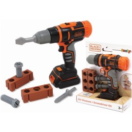 Smoby SMOBY Black&Decker Elektroniczna Wiertarko-wkrętarka z Cegiełką