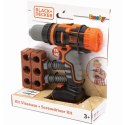 Smoby SMOBY Black&Decker Elektroniczna Wiertarko-wkrętarka z Cegiełką