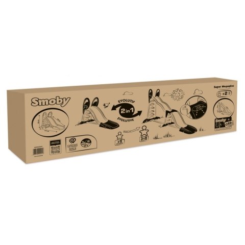 Smoby Smoby Zjeżdżalnia MEGAGLISS 2w1 Smoby Smoby Zjeżdżalnia MEGAGLISS 2w1