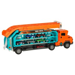 Tor wyścigowy samochodowy laweta transporter 6 el. pomarańczowy Kik Sp. z o. o. Sp. k.